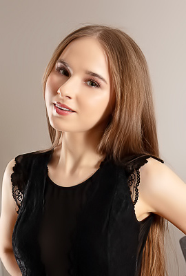 Sasha Quinn Spreading Her Slender Thighs Wide And Flaunting Her Perky Breasts Playfully