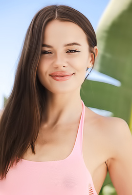 Hottest Girl Malena Amaro Sunbathing