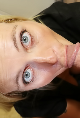 Dani Dare Gives Deeper Blowjob To Sweaty Man