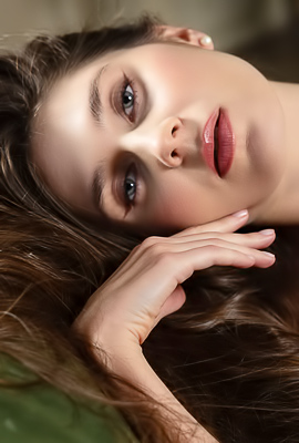 Luna Moonie Invites Us Into Intimate Moments On The Green Couch