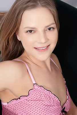 Kara B Smirks and Teases with Her Shaved Delights